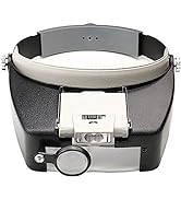 Beileshi Head Magnifier LED Illuminated Multi-Power Helmet Magnifying 1.5X 3X 8.5X 10x Magnifying...