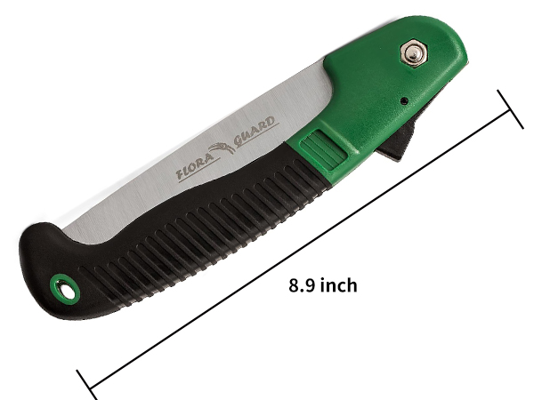 Green mini folding saw