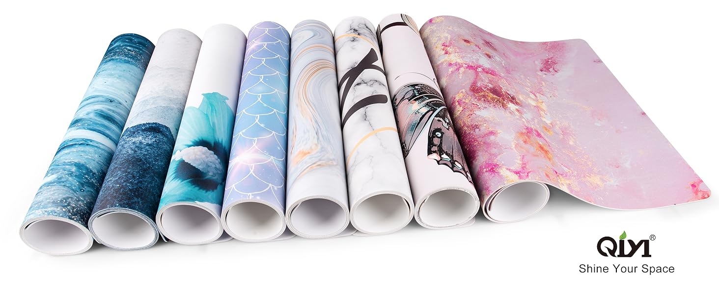 QIYI Large Mouse Pads with Various Colors to Choose