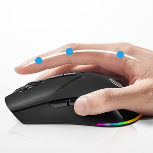 Ergonomic wireless Bluetooth mouse