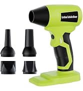 GRVODFRTA Cordless Dust Blower Compatible with Ryobi One 18V Battery, Handhled Leaf Blower Electr...