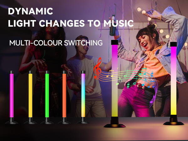 led tv lights sync with music