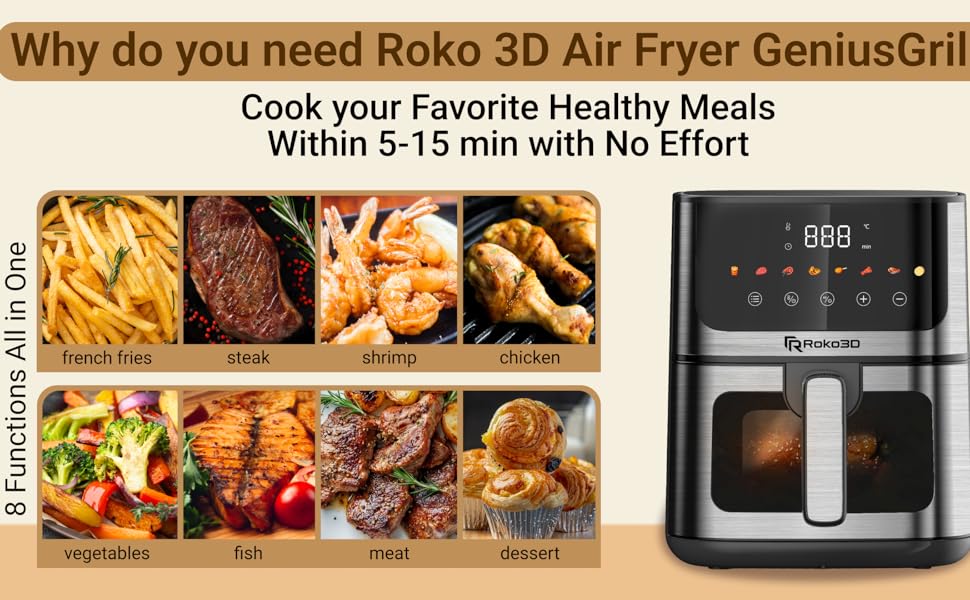 Stainless steel Air fryer 