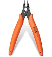 KATA 5 Inch Micro Wire Cutter, Precision Mini Flush Cutters and Clean Cut Pliers for Electronics,...
