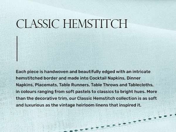 Classic Hemstitch Placemats