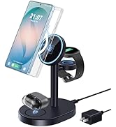 Hevanto 2026 3 In 1 Wireless Charger for Samsung Galaxy, 15W Magnetic Super Fast Charging Station...