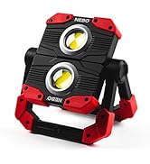NEBO OMNI 2K Work Light: 2000 Lumen OMNI-Directional Rechargeable Portable Magnetic COB LED Flash...