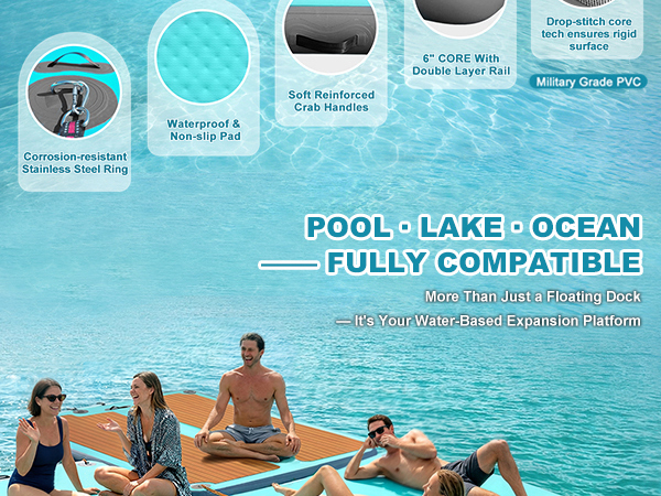 Inflatable Floating Dock Details