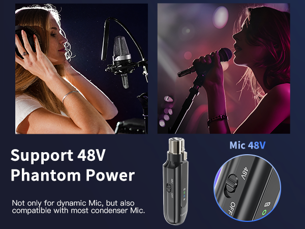 support condensor mic