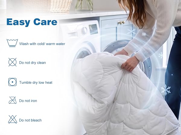 Machine Wash Cold Tumble Dry Low Heat Do Not Dry Clean Do Not Iron Do Not Bleach