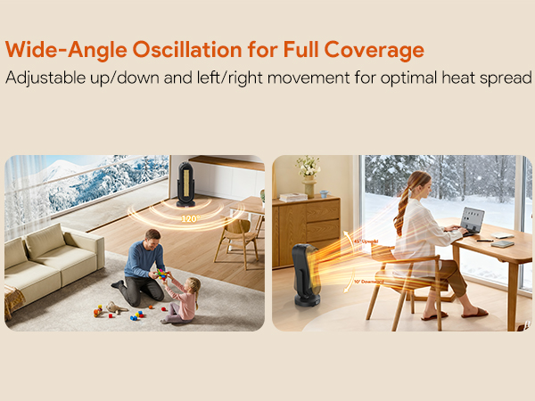 1500W Space Heater Minthouz Winter gift