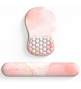 eulps Mouse Pad with Wrist Rest, Ergonomic Memory Foam Keyboard Wrist Pad & Mousepad Wrist Suppor...