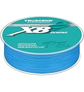 TRUSCEND Braided Fishing Line, Abrasion Resistant, No Stretch Braided Lines 8 Strands, Smaller Di...