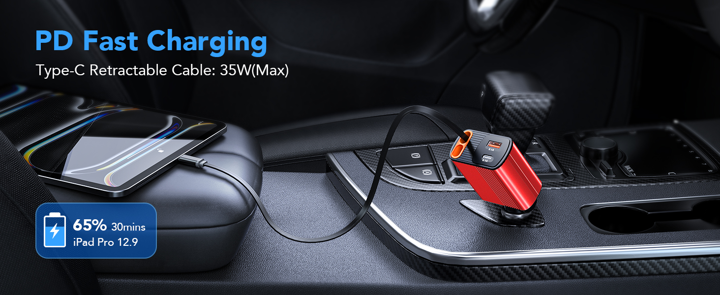 Retractable Car Charger