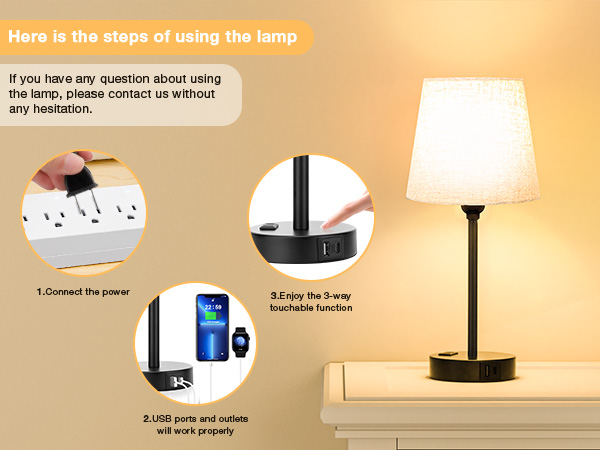 Upgraded USB-A USB -C Charging Ports/AC Outlet, Say Goodbye to Messy Table