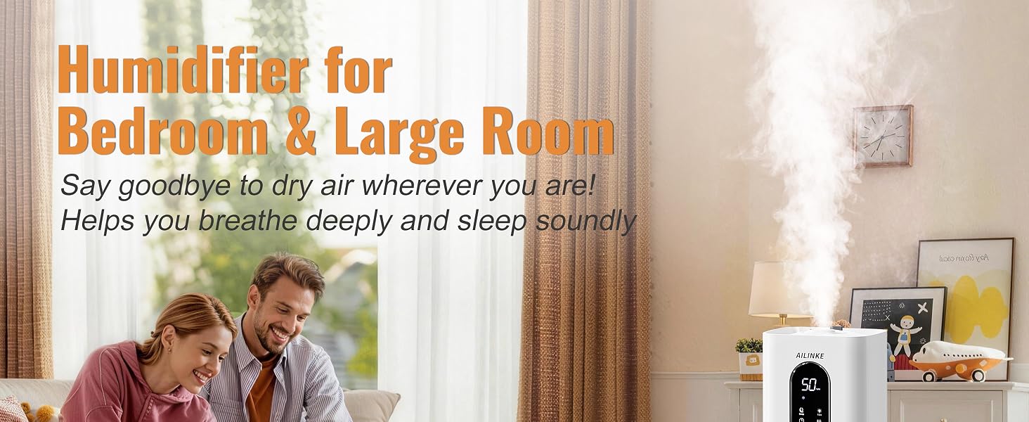 Humidifier for Bedroom &amp;amp;amp; Large Room