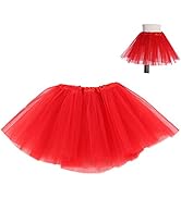 KICOFIT Tutus for Women Christmas Halloween Party Favor Costume Accessories Running Skirt