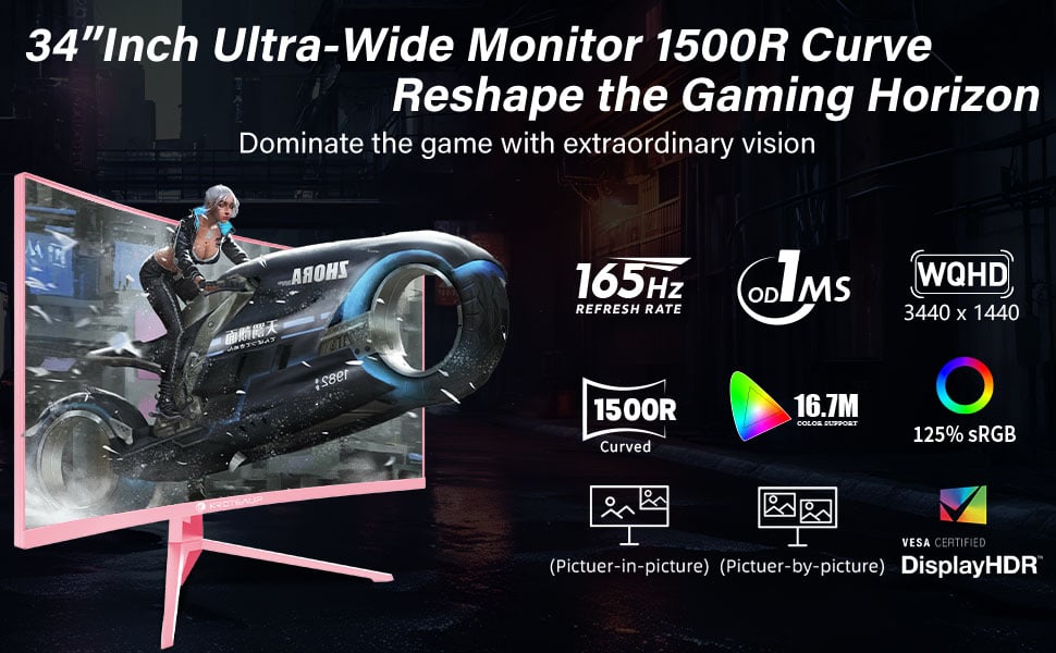 34 &#34;4K 165Hz Monitor