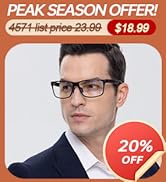 ANYLUV Blue Light Blocking Glasses Men Computer Gaming Glasses Lightweight Al-Mg Metal Anti Eyest...