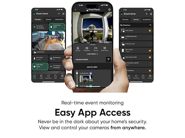 Wyze Cam v4 App Control