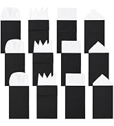 BENECREAT 12Pcs Prefolded Pocket Squares for Men, 7.3x3.2 Inch Cotton Men's Suit Pocket Square fo...