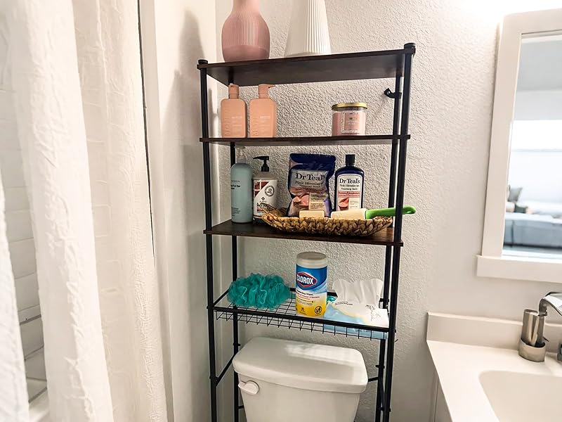 4-Tier-over-the-toilet storage rack