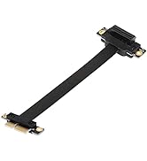 SinLoon PCIE 3.0 Extension Cable,36PIN 1X Extension Cable, 90 Degree PCI Express 1X Extend Card,f...