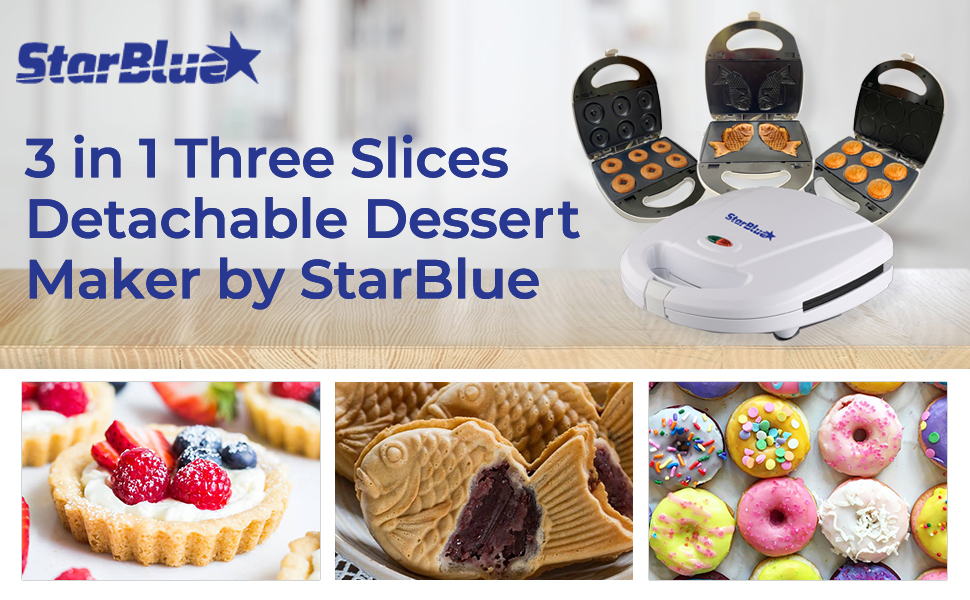 3 in 1 three slices detachable dessert