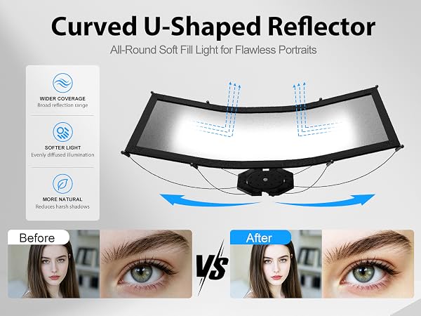 photography reflector with stand