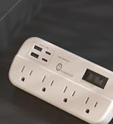 Overtop 12 IN 1 Power Strip Surge Protector, 8 Outlets 4 USB (2 USB C Ports), Compact Wall Outlet...