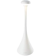 UBIQUA Retro Cordless Table Lamp - Pinup, Touch Lamp with Magnetic Charging, Dimmable &amp; Adjustabl...