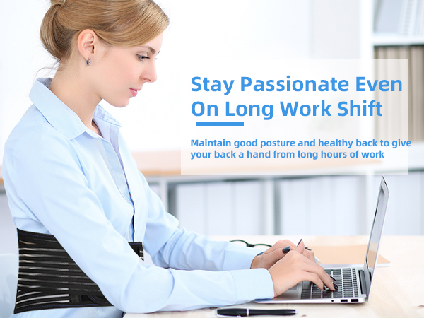 back support belt for lifting