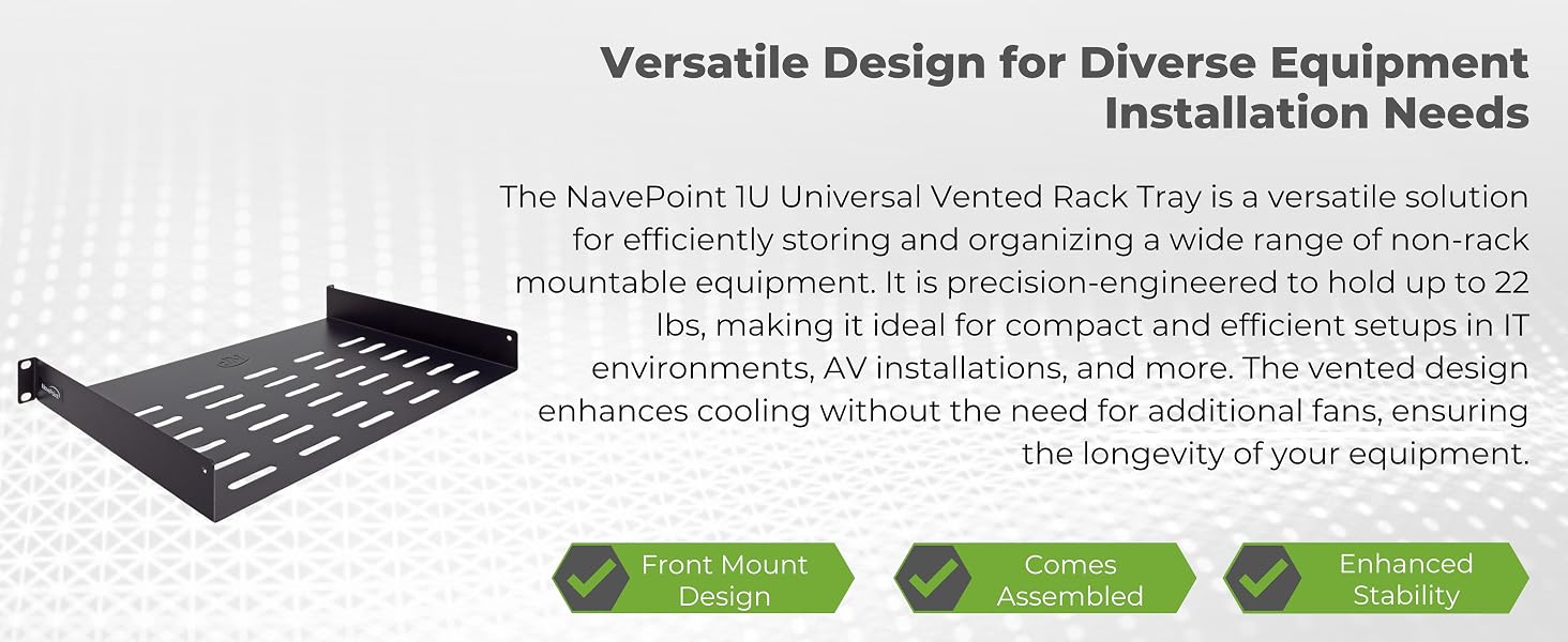 NavePoint Vetend Rack Tray