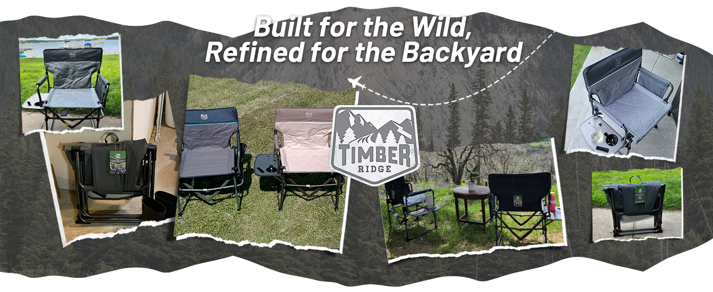 outdoor folding chairs, RV camping