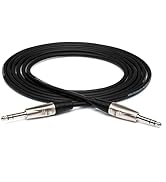 Hosa HSS-001.5 Pro Balanced Interconnect, REAN 1/4 Inch TRS to Same, 1.5 Feet