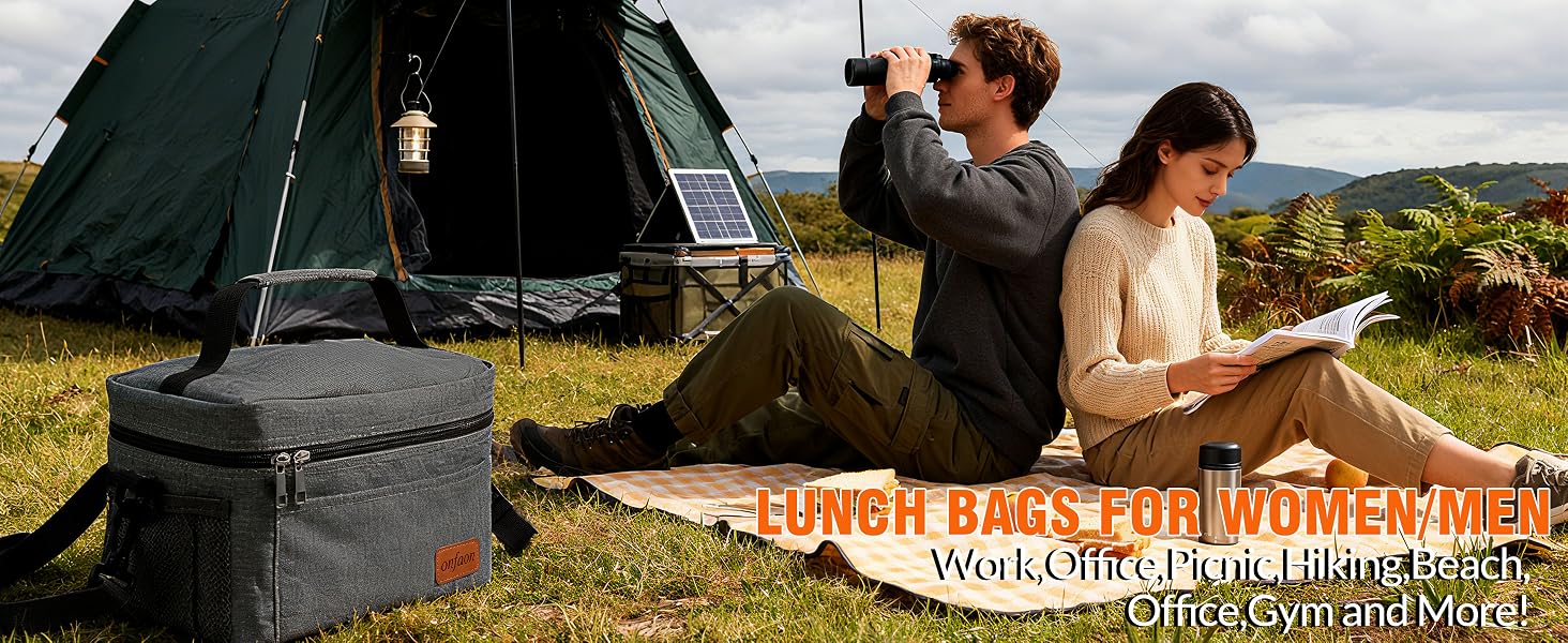Durable and leakproof for hiking, camping, or road trips. Keep your food cool and drinks fresh