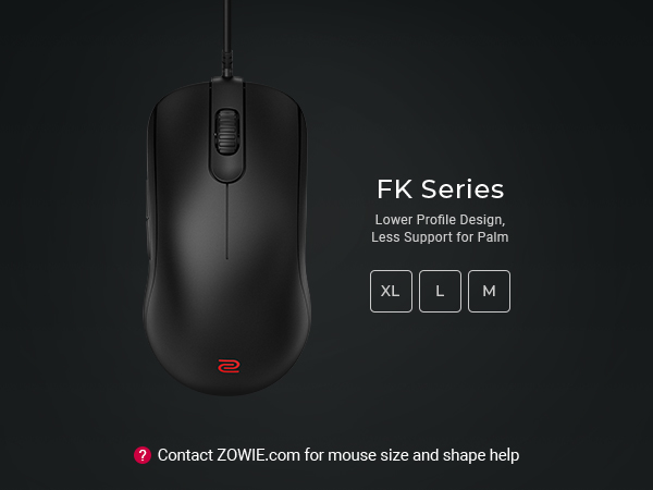 zowie esports gaming mouse fk series