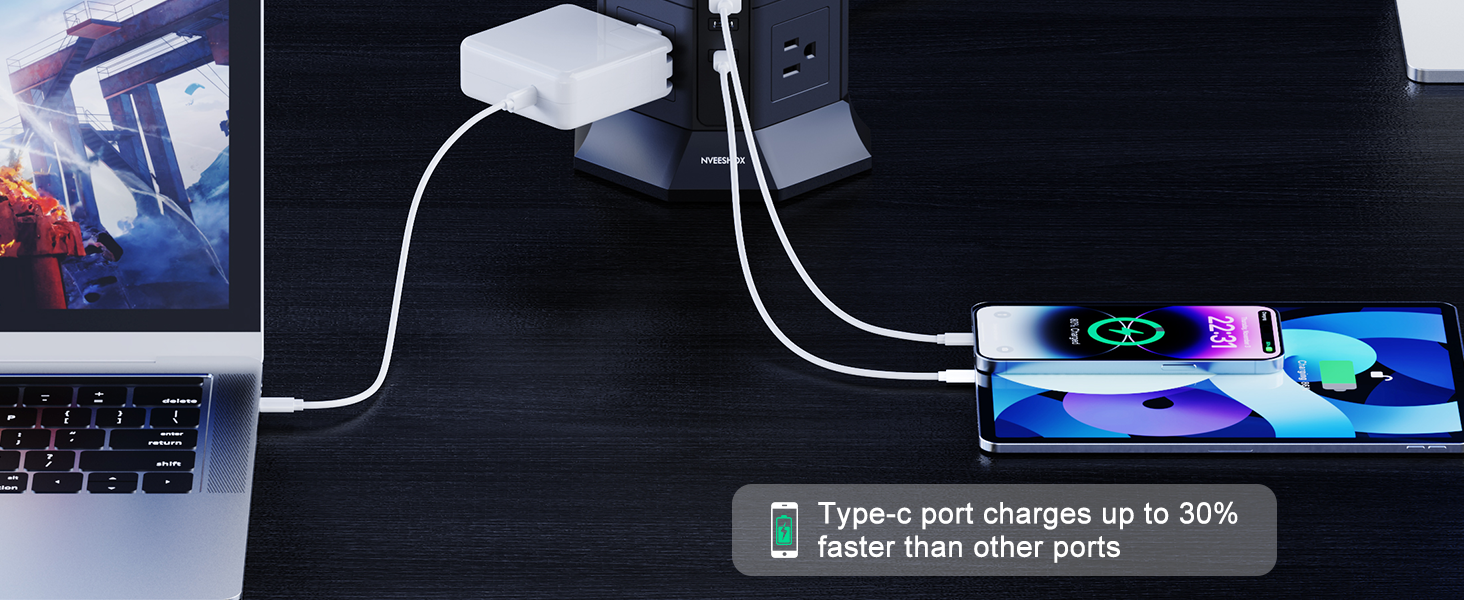 5V/4.2A Shared By Multiple USB Ports