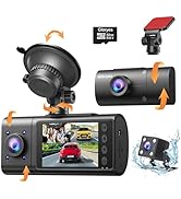Vital 2.5K car Dash cam Front,Interior car Camera - Dash cam Front and Rear Inside,Car Dash Camer...
