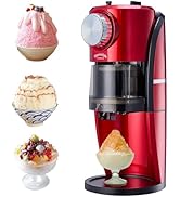 Wanvoapls Shaved Ice Machine - Snow Cone Machine for Homemade Shaved Ice, Snow Cones, Slushie Ice...