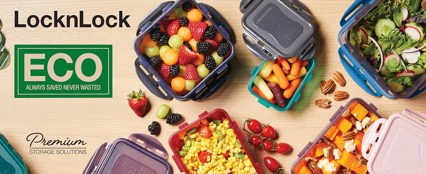 LocknLock Eco food storage is always saved never wasted