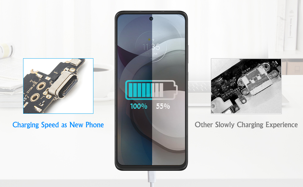 Motorola Moto One 5G ACE USB Charging Port