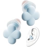 QubitPulse Bloom Ear Plugs, Earplugs for Small Ear Canals, Ultra-Comfy Stylish Earplugs for Women...