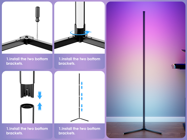 standing rgb light