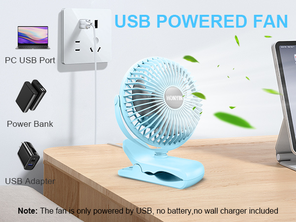 clip on fan stroller fan usb fan for desk table fan personal fan