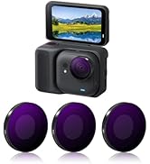 3 Pack ND Filter Set for Insta360 GO Ultra -ND8, ND16, ND32, Action Camera Accessories, Suitable ...