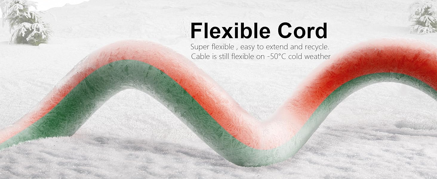 flexible extension cord outdoor