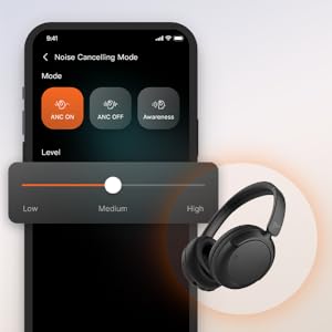 60H Playtime,Adaptive Active Noise Cancelling headphones,Hi-Res Audio,Hyper GO