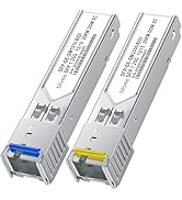 BLIYEE 1 Pair Simplex SC Module 20KM, 1.25G Single Mode Fiber Connector, SFP-WDM-SM 1000BASE BiDi...
