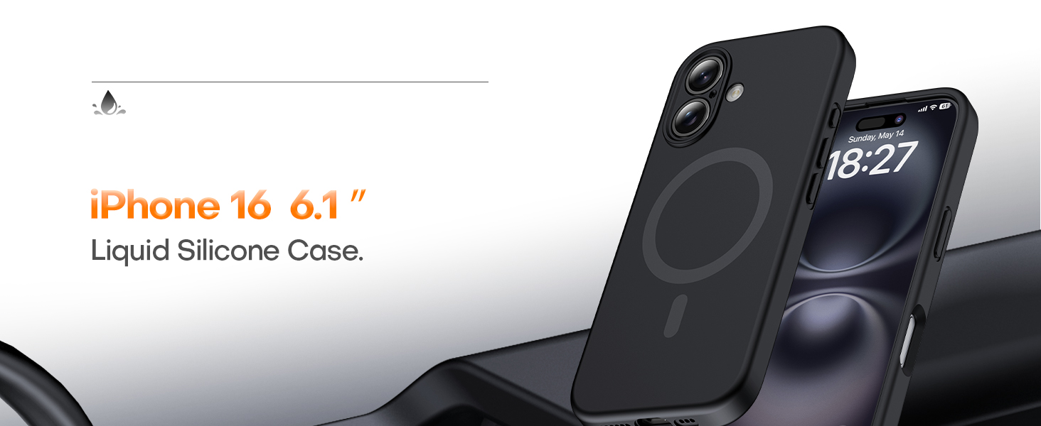 EXZLLEN Magnetic for iPhone 16 Case, Compatible with All MagSafe Accessories